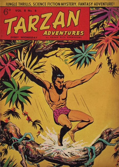 1958 <b><I>Tarzan Adventures</I></b> (<b>Vol. 8  No.  6</b>), ed. M.M.